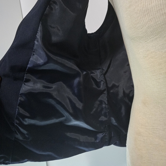 LISA CAMPIONE YACHTING navy/red/white quilted vest. Size 36/ large - Picture 7 of 11